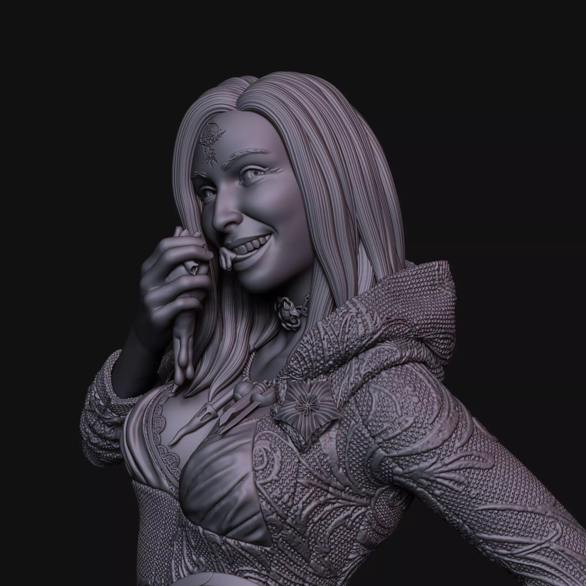 Resident Evil Village Dimitrescu Daughter 3D Print DEMO Free 3D print model_0