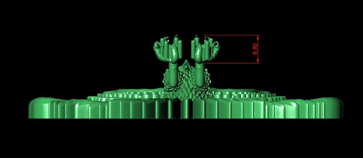 Eagle Pendant 3D print model_17