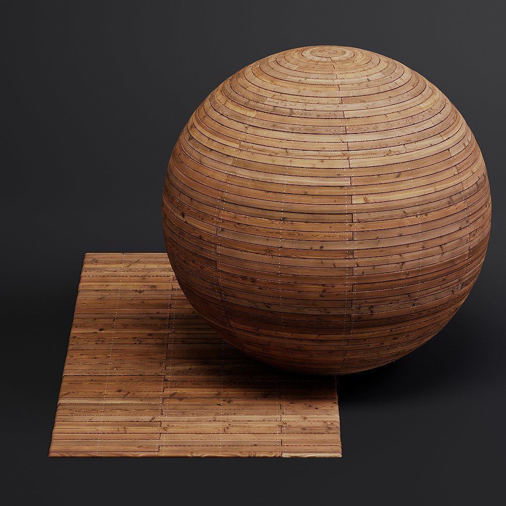 Wood Floors vol03 Terrace 8K Seamless PBR Materials  Texture_35