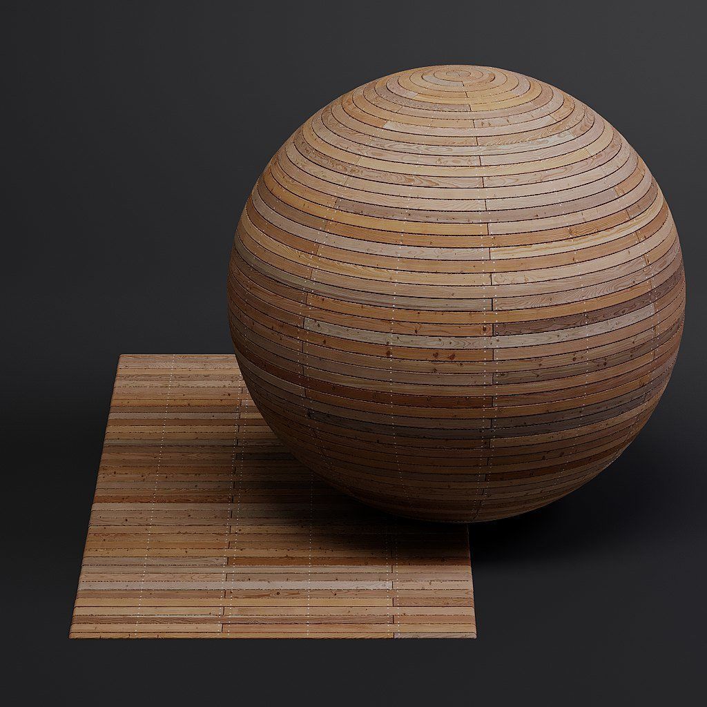 Wood Floors vol03 Terrace 8K Seamless PBR Materials  Texture_33