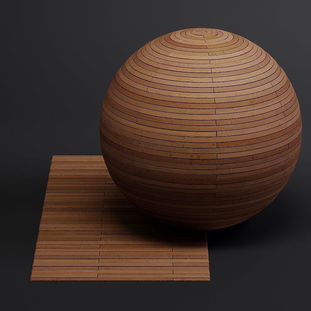 Wood Floors vol03 Terrace 8K Seamless PBR Materials  Texture_27