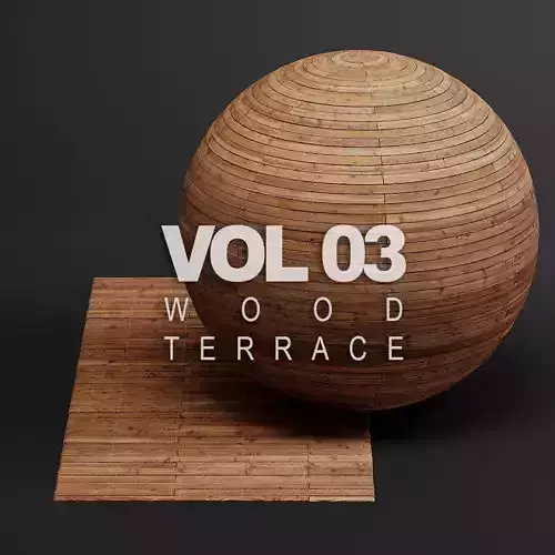 Wood Floors vol03 Terrace 8K Seamless PBR Materials  Texture