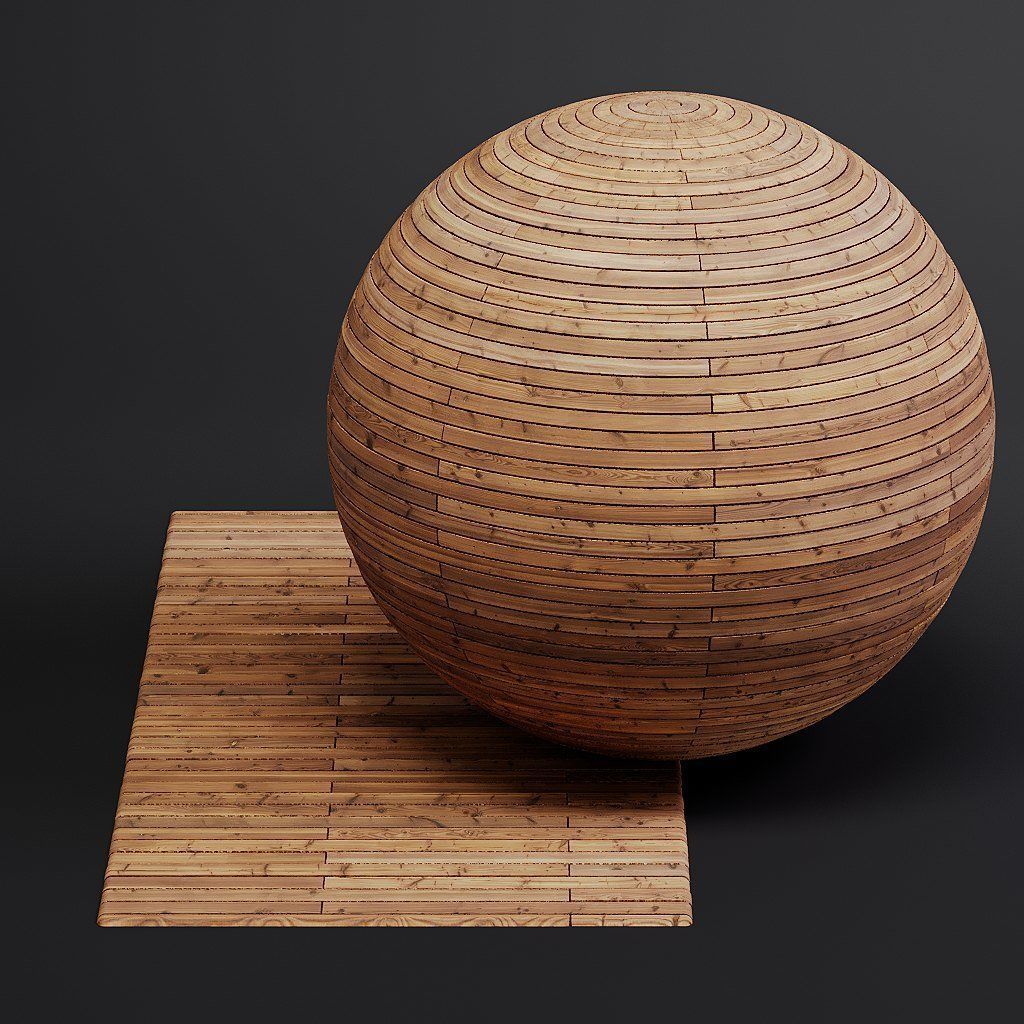 Wood Floors vol03 Terrace 8K Seamless PBR Materials  Texture_3
