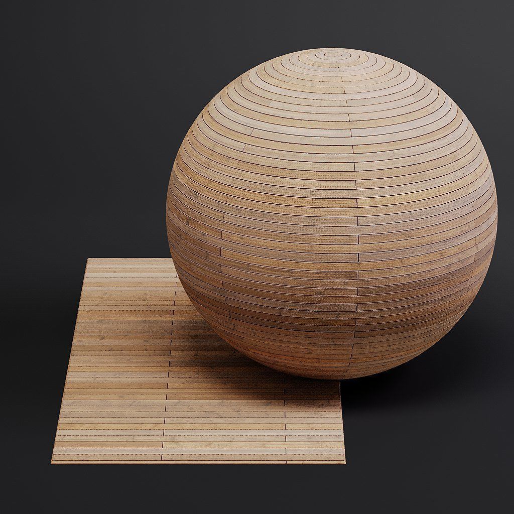 Wood Floors vol03 Terrace 8K Seamless PBR Materials  Texture_1