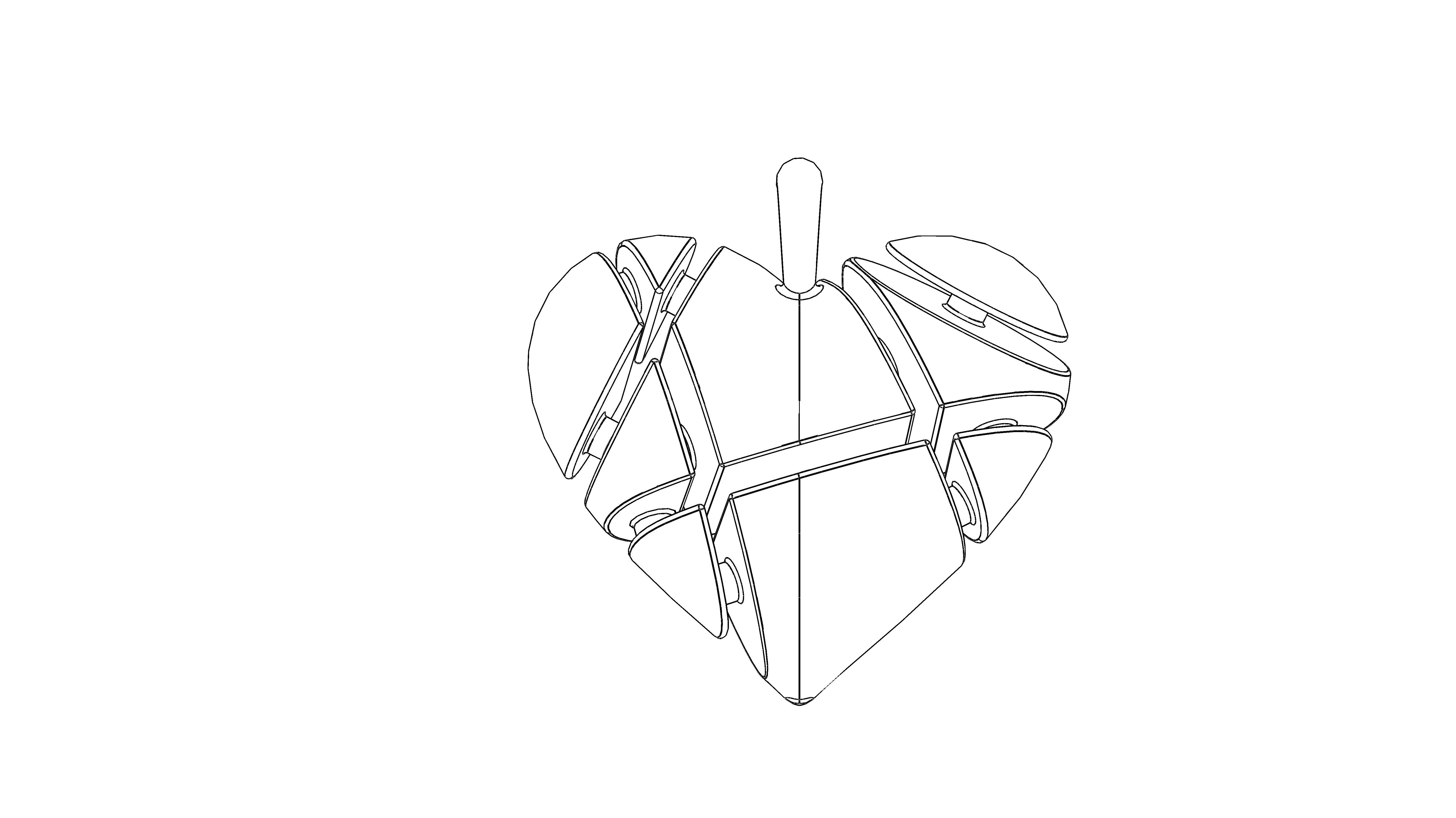 Broken Heart Pendant 3D print model_1