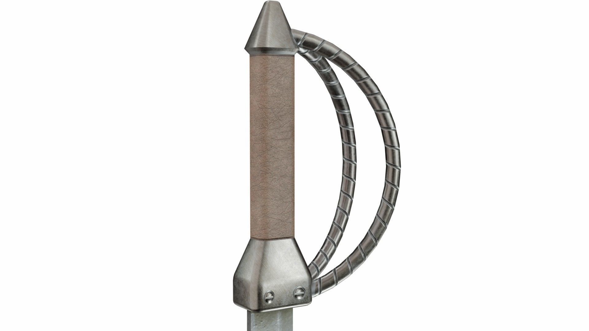 Saber 2 Low-poly 3D model_3