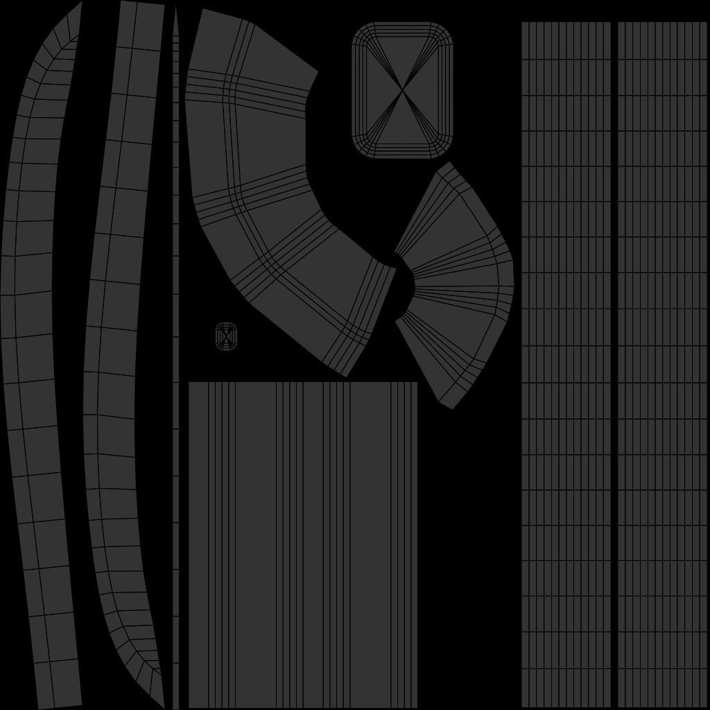 Saber 2 Low-poly 3D model_7