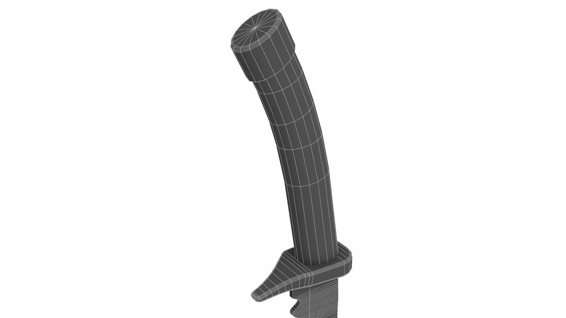 Saber 3 Low-poly 3D model_6