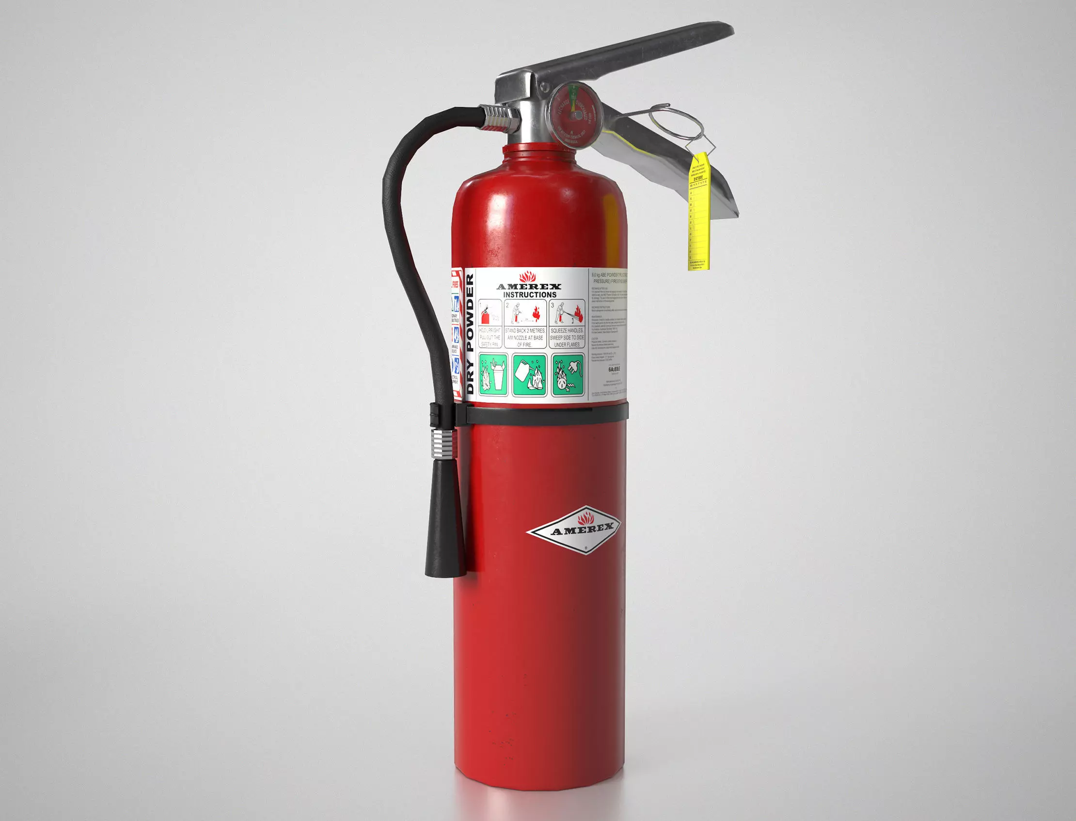 Fire Extinguisher Gameready Unreal Engine Low-poly 3D model_0