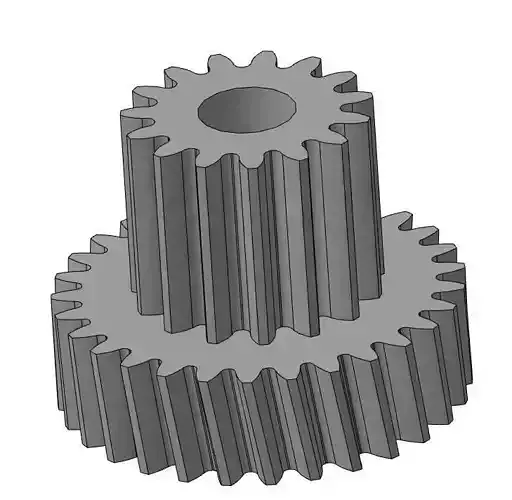 LADA GRANTA WIPER REDUCER GEAR LEFT RIGHT 3D print model