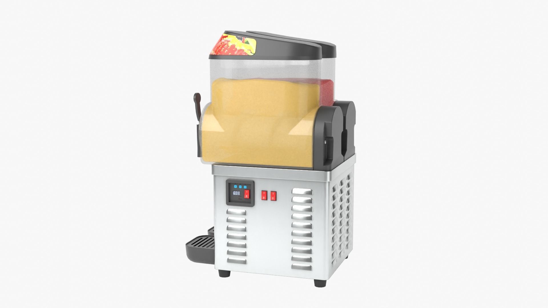 Slush Machine Low-poly 3D model_3