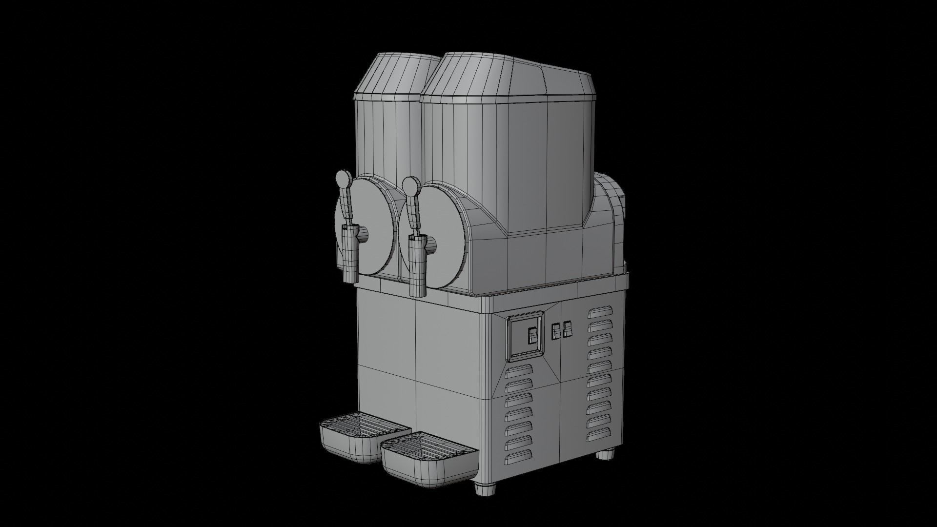 Slush Machine Low-poly 3D model_14
