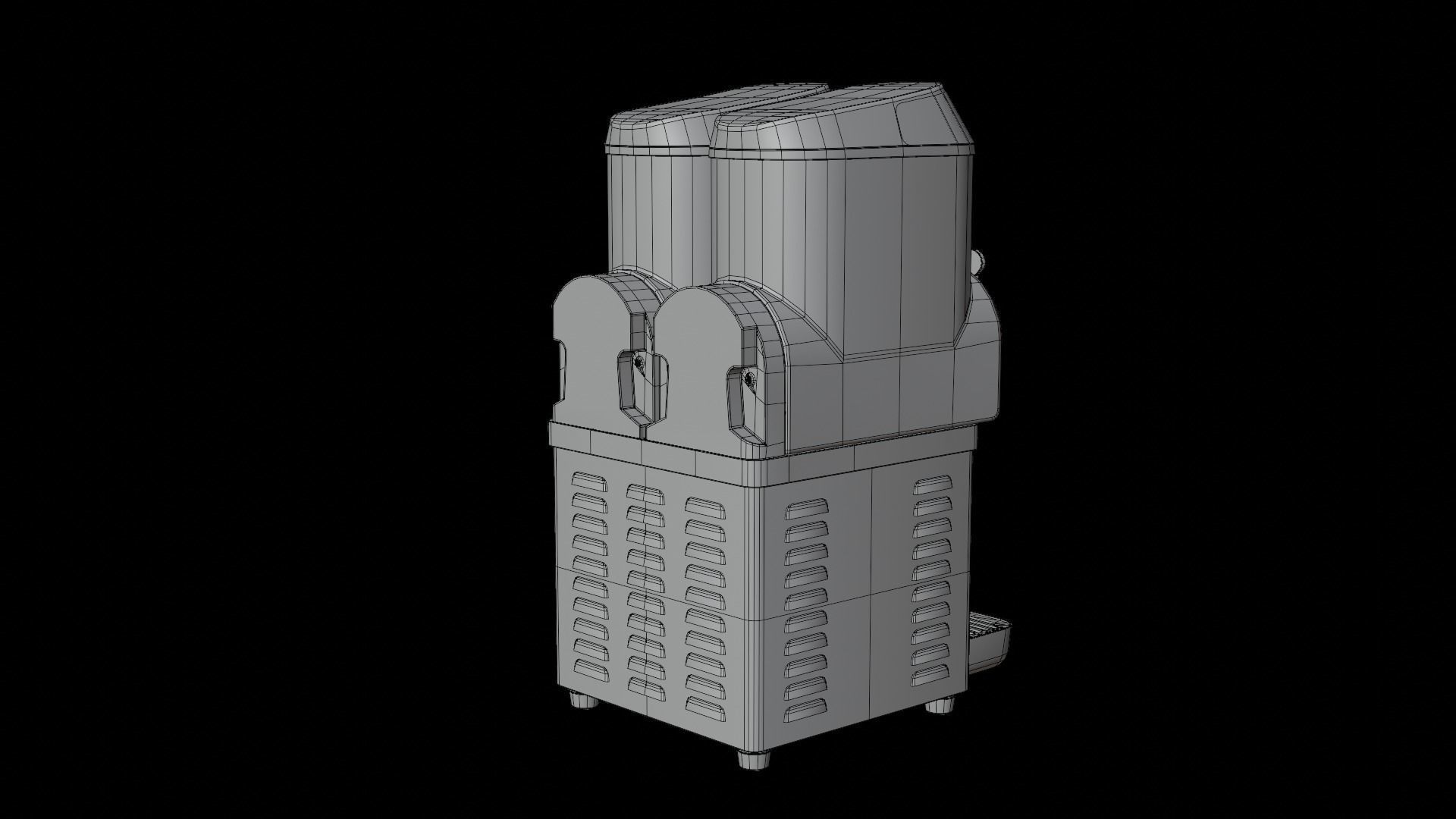 Slush Machine Low-poly 3D model_16