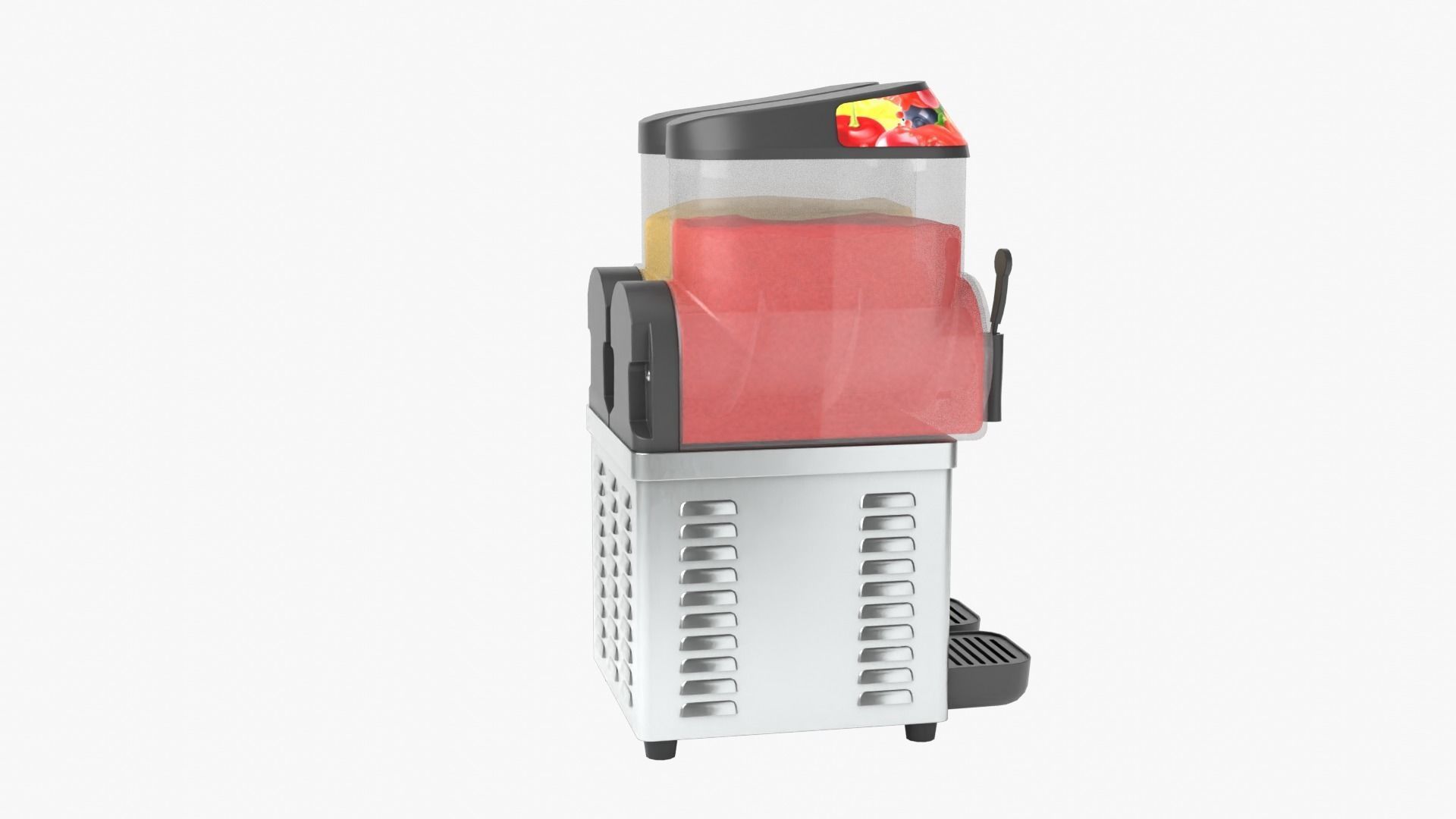 Slush Machine Low-poly 3D model_8