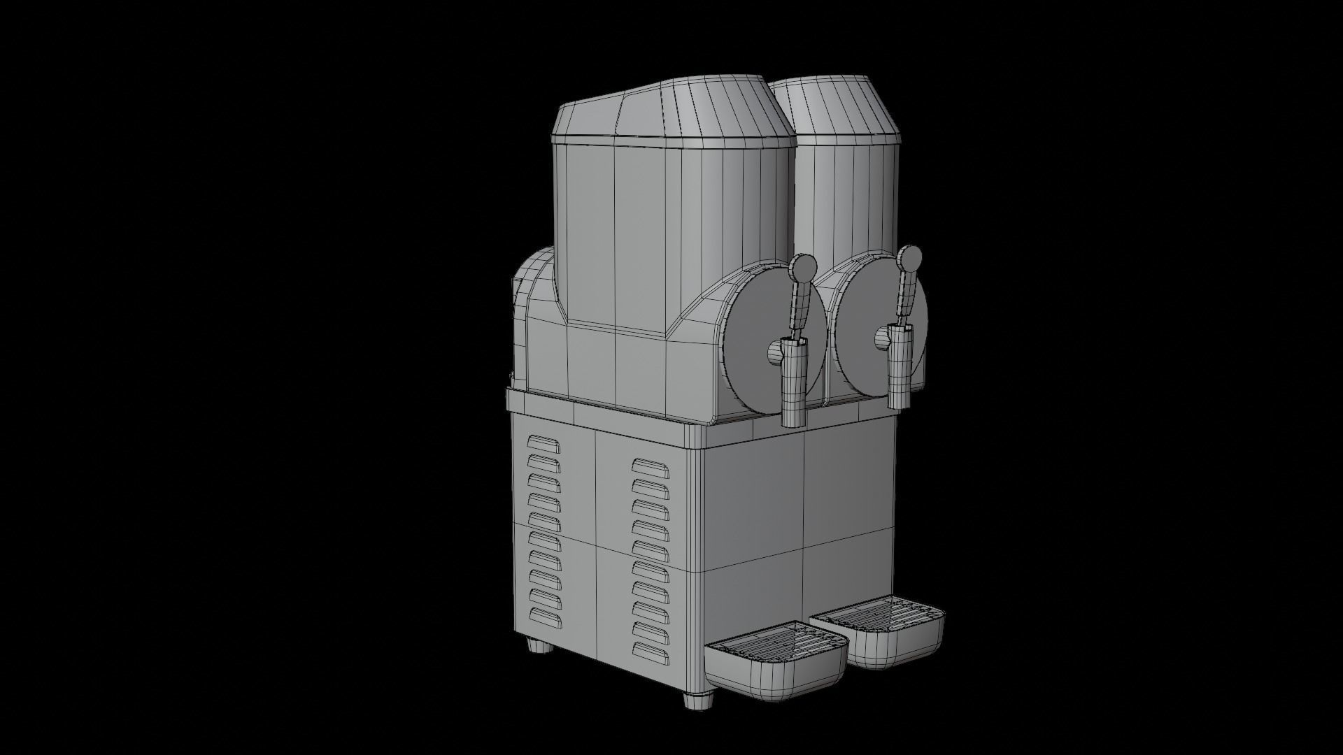 Slush Machine Low-poly 3D model_17