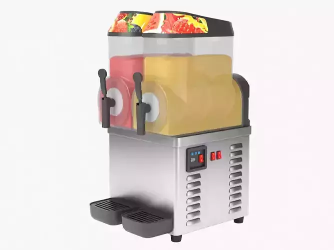 Slush Machine Low-poly 3D model