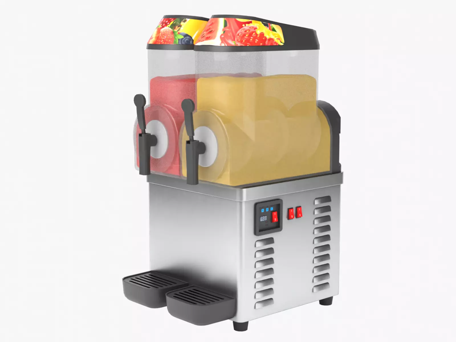 Slush Machine Low-poly 3D model_0