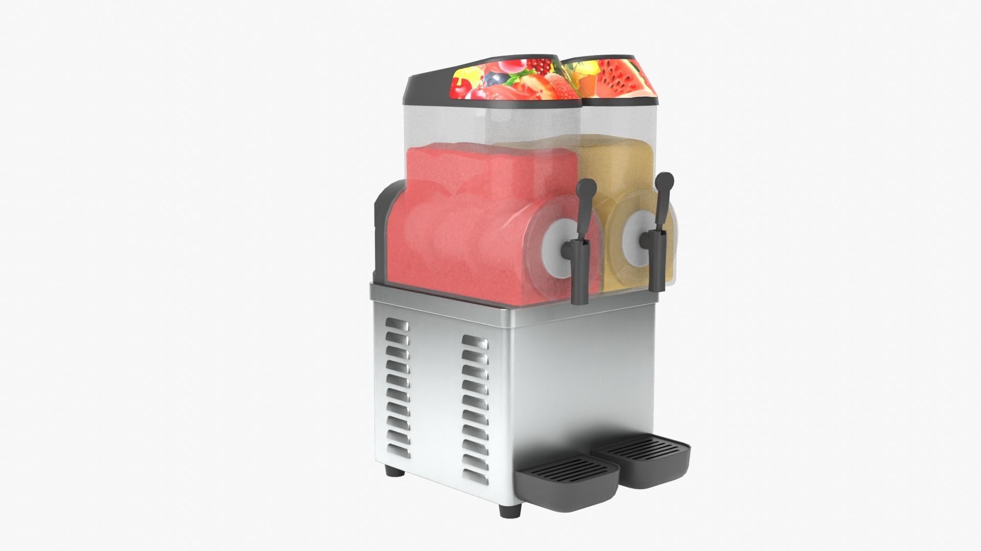 Slush Machine Low-poly 3D model_10