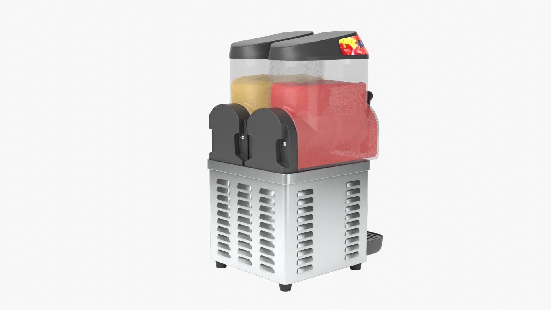 Slush Machine Low-poly 3D model_7