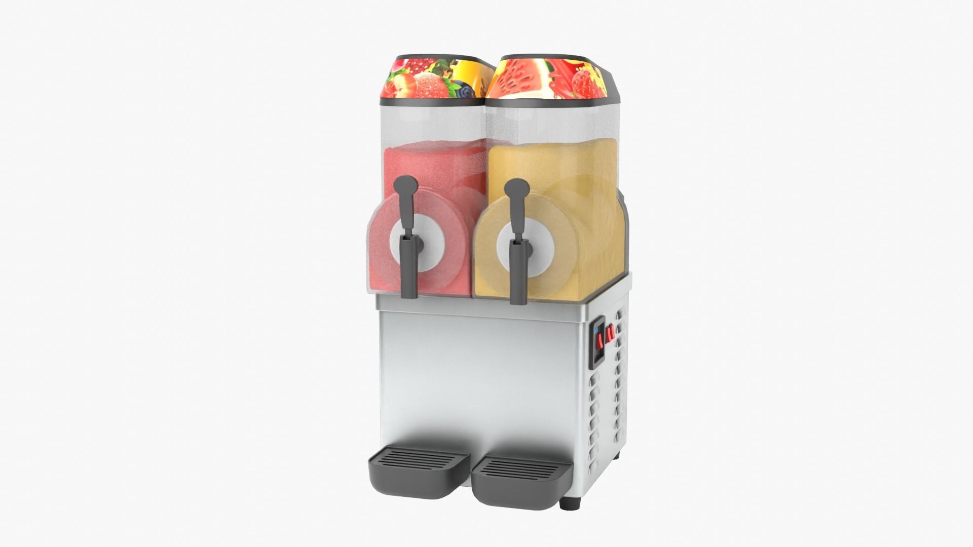 Slush Machine Low-poly 3D model_12