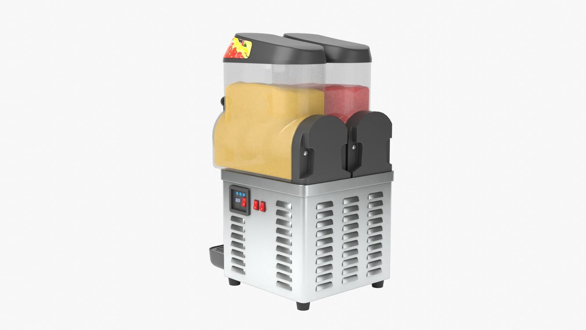 Slush Machine Low-poly 3D model_4