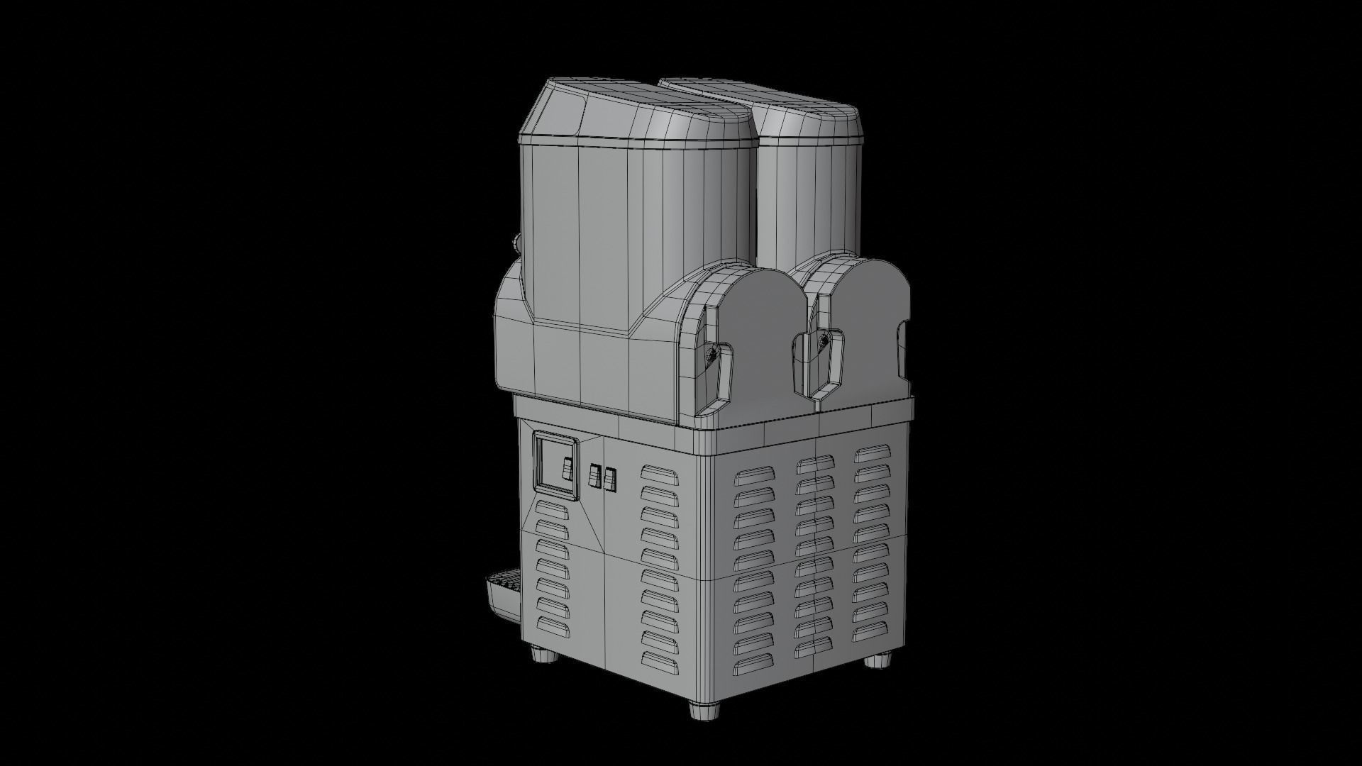 Slush Machine Low-poly 3D model_15