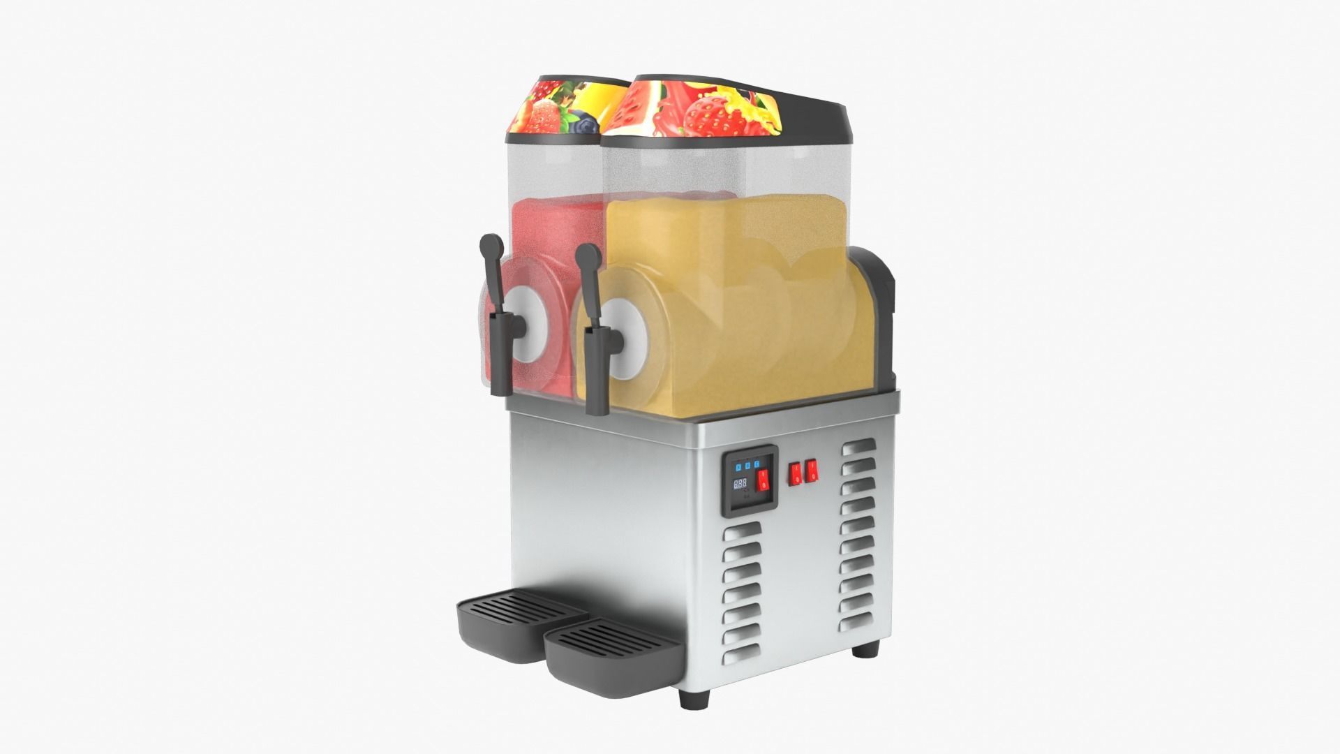 Slush Machine Low-poly 3D model_13