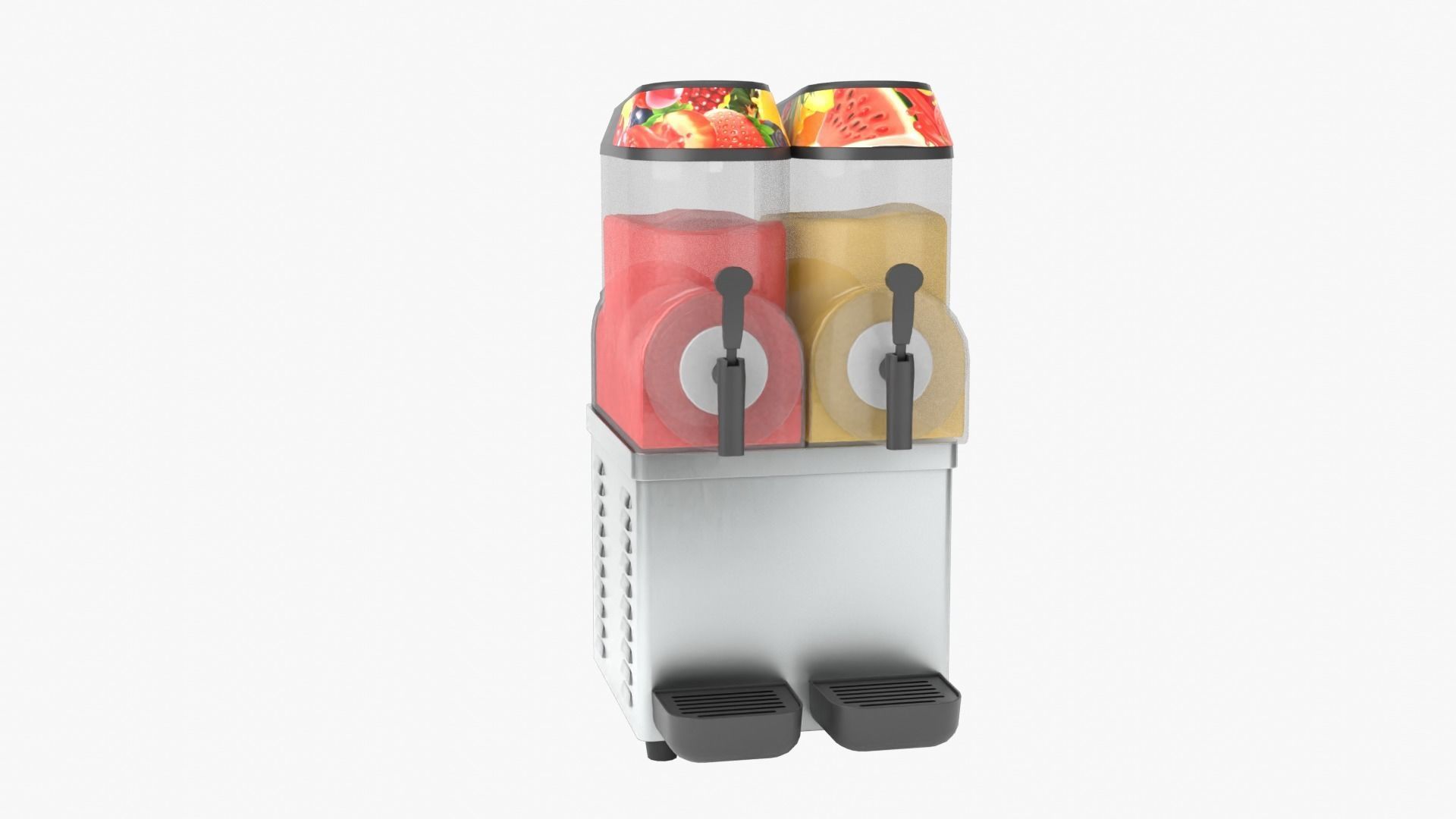 Slush Machine Low-poly 3D model_11