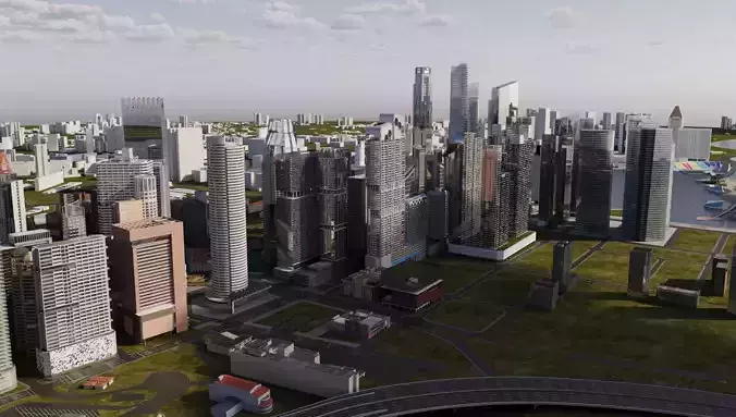 Singapore 3D model