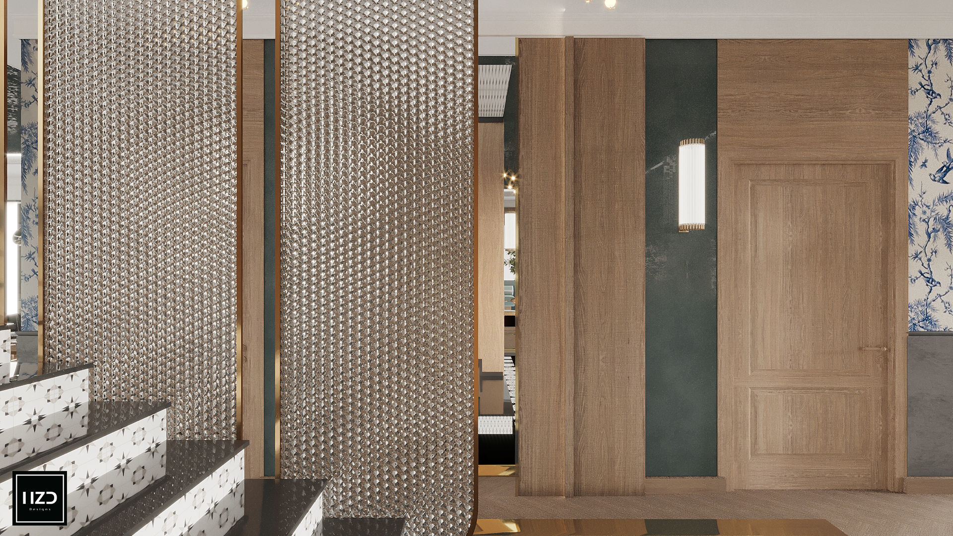 Restaurant And Out Door Caffe  Low-poly 3D model_15