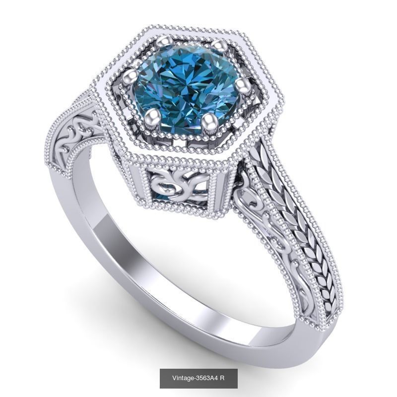 3DM 71 ENGAGEMENT RING FILES 3D Model Collection_19