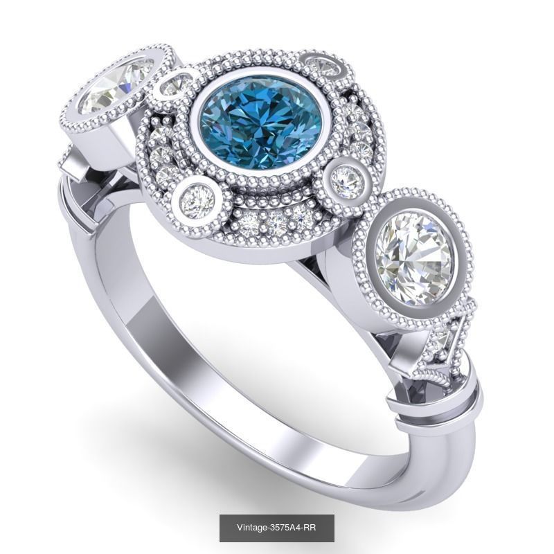 3DM 71 ENGAGEMENT RING FILES 3D Model Collection_34