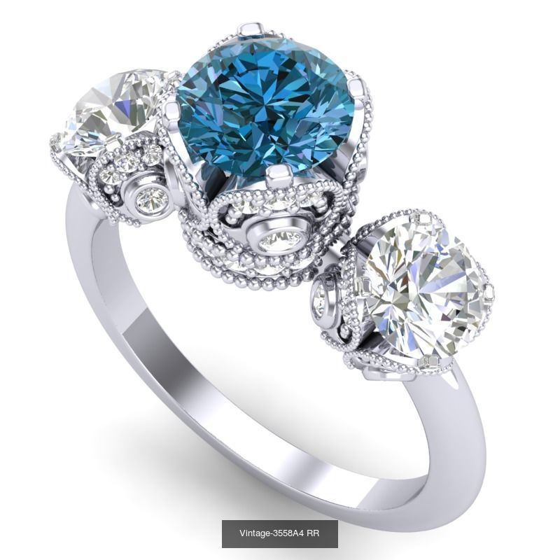 3DM 71 ENGAGEMENT RING FILES 3D Model Collection_31