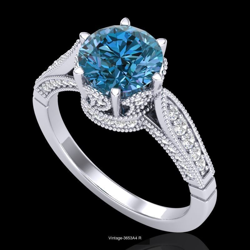 3DM 71 ENGAGEMENT RING FILES 3D Model Collection_51