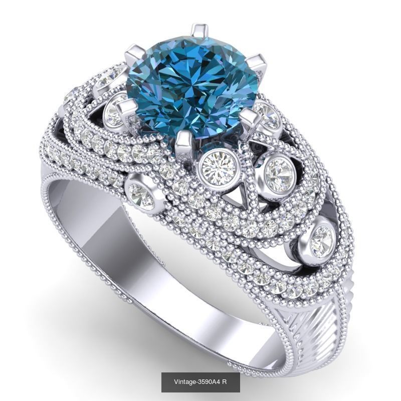 3DM 71 ENGAGEMENT RING FILES 3D Model Collection_68