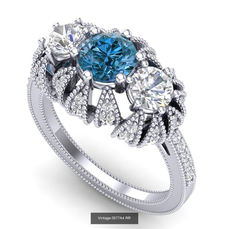 3DM 71 ENGAGEMENT RING FILES 3D Model Collection_25