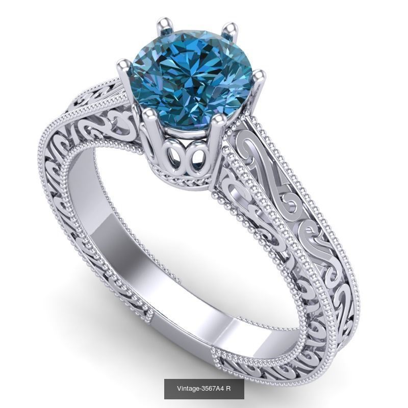 3DM 71 ENGAGEMENT RING FILES 3D Model Collection_13