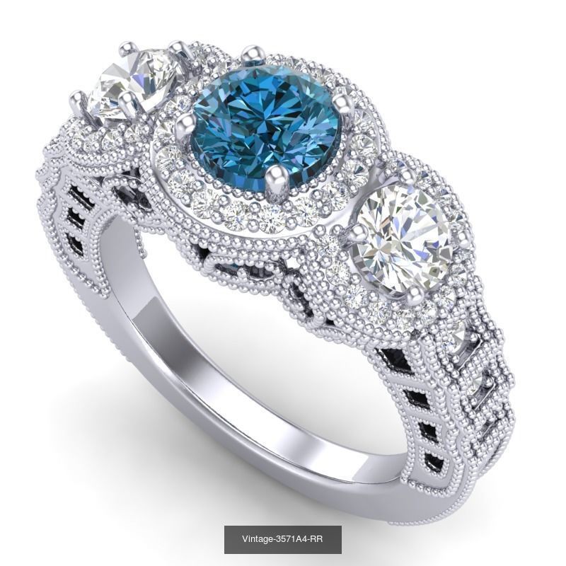 3DM 71 ENGAGEMENT RING FILES 3D Model Collection_47