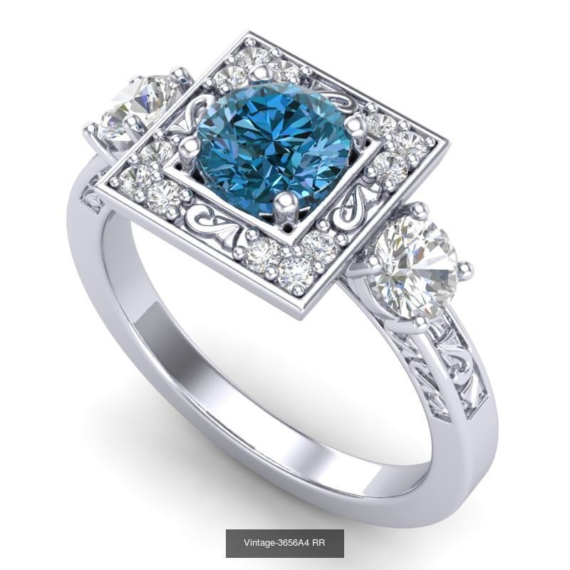 3DM 71 ENGAGEMENT RING FILES 3D Model Collection_40