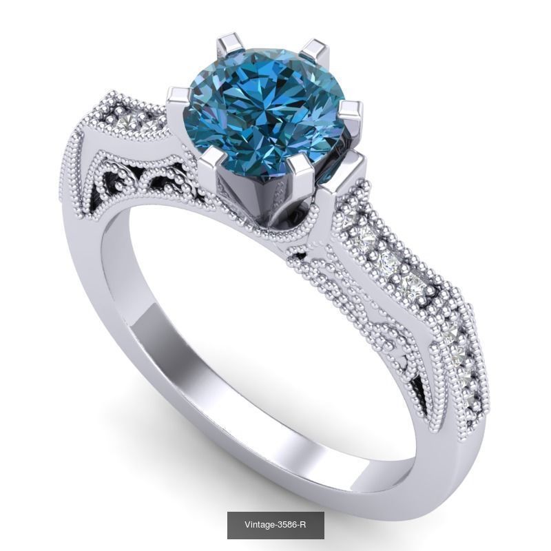 3DM 71 ENGAGEMENT RING FILES 3D Model Collection_74