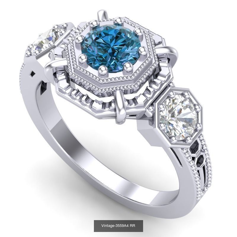 3DM 71 ENGAGEMENT RING FILES 3D Model Collection_26