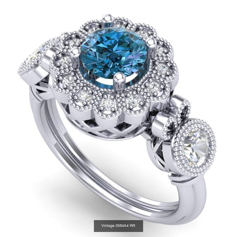 3DM 71 ENGAGEMENT RING FILES 3D Model Collection_76