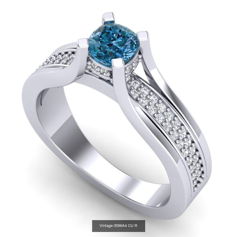 3DM 71 ENGAGEMENT RING FILES 3D Model Collection_60