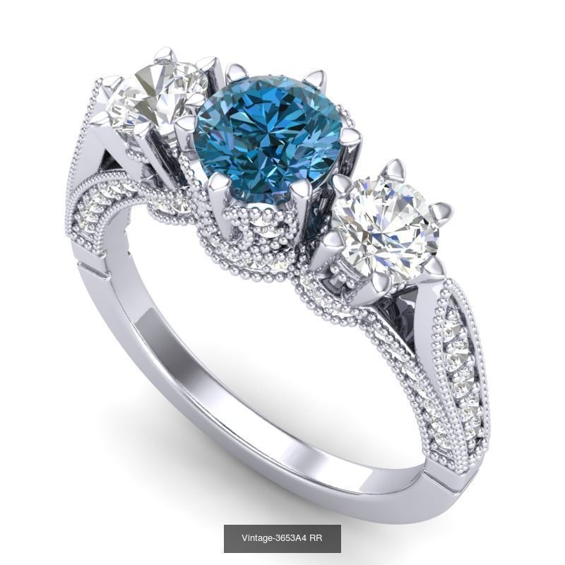 3DM 71 ENGAGEMENT RING FILES 3D Model Collection_50