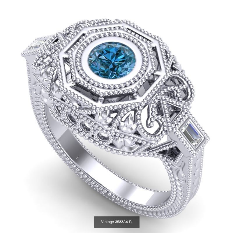 3DM 71 ENGAGEMENT RING FILES 3D Model Collection_78