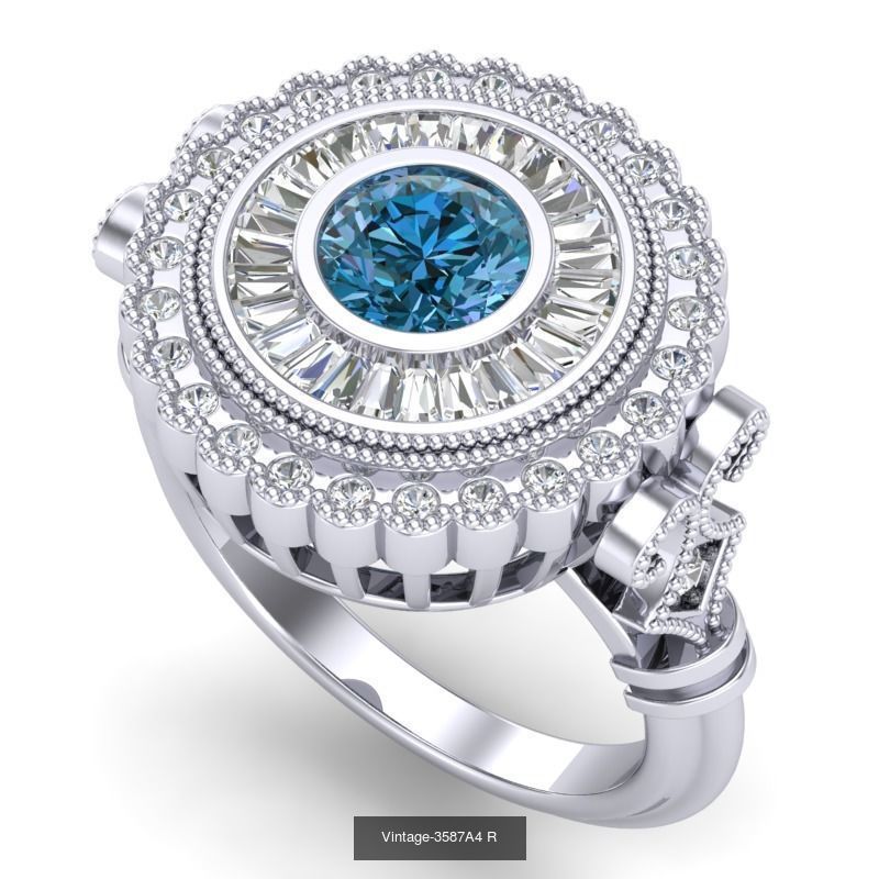 3DM 71 ENGAGEMENT RING FILES 3D Model Collection_73