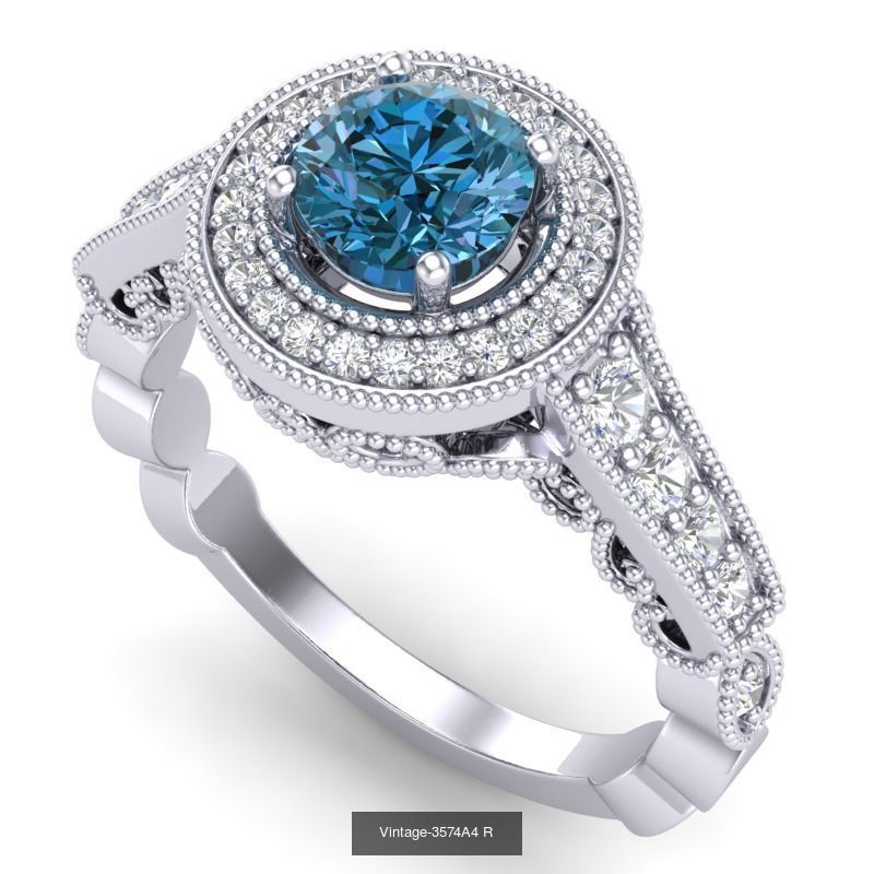 3DM 71 ENGAGEMENT RING FILES 3D Model Collection_41