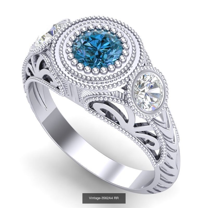 3DM 71 ENGAGEMENT RING FILES 3D Model Collection_22