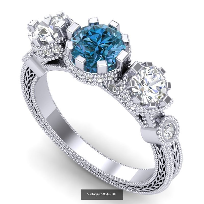 3DM 71 ENGAGEMENT RING FILES 3D Model Collection_75