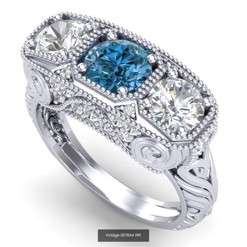 3DM 71 ENGAGEMENT RING FILES 3D Model Collection_33